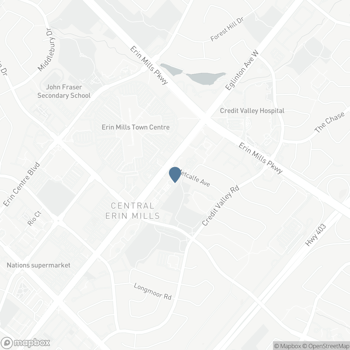 1203 - 4699 GLEN ERIN DRIVE, Mississauga, Ontario L5M 2E5